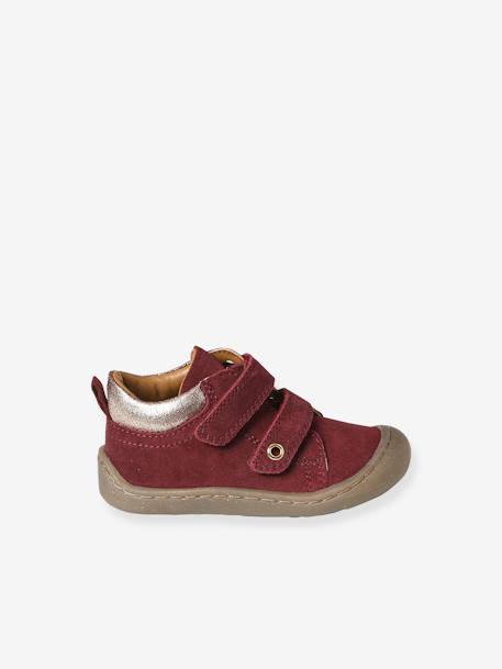 Baby Lauflern-Boots mit Klett - bordeaux+fuchsia+gold+hellgelb+marine+rosa - 2