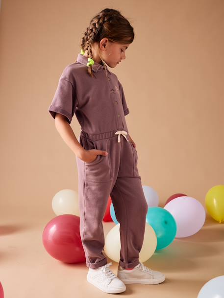 Mädchen Jumpsuit malve 2