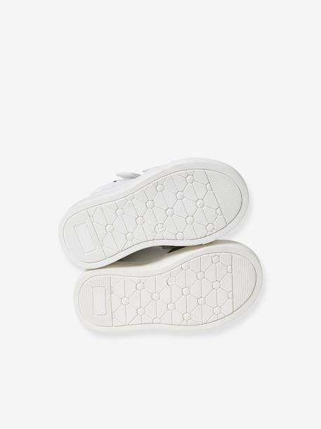 Baby Klett-Sneakers Tupfen - weiß/grau - 5