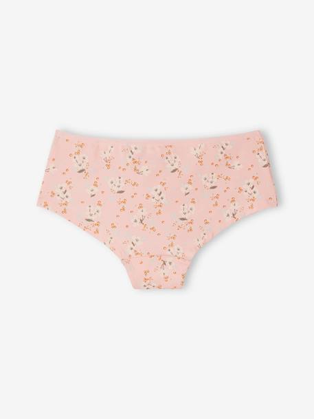 5er-Pack Mädchen Shortys, Blumen Oeko-Tex pudrig rosa 7