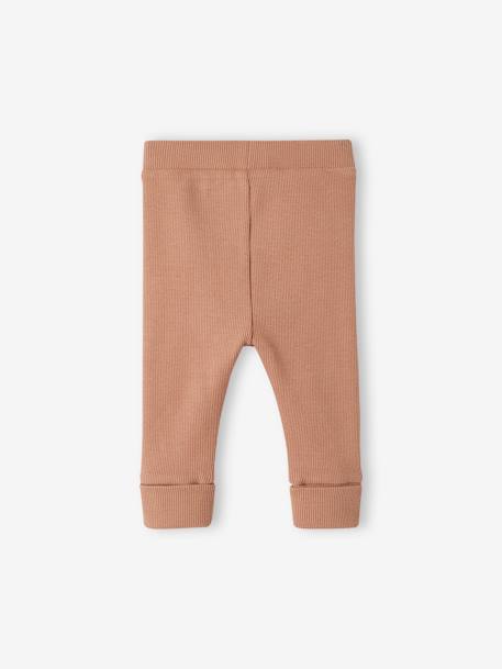 Baby Leggings BASIC Oeko-Tex - beige+cappuccino+goldgelb+marine - 5