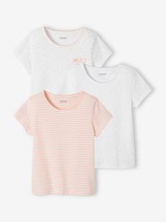 -3er-Pack Mädchen T-Shirts BASIC Oeko-Tex