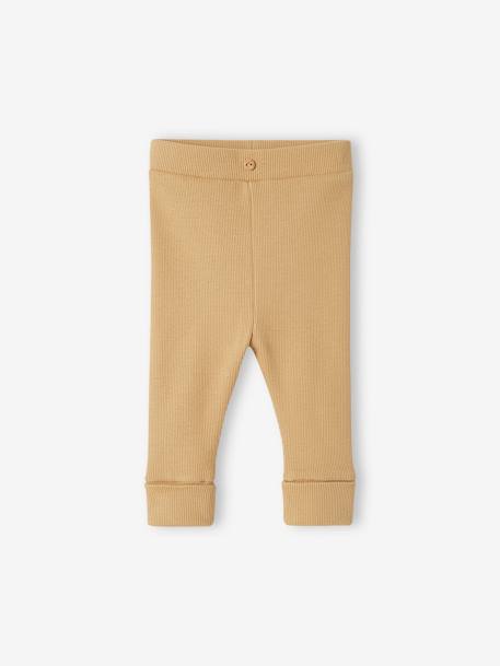 Baby Leggings BASIC Oeko-Tex - beige+cappuccino+goldgelb+marine+rosa - 7