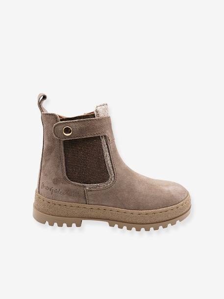 Kinder Boots mit Reißverschluss 3571B676 BABYBOTTE hellbraun 1