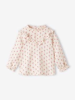 Babymode-Hemden & Blusen-Mädchen Baby Bluse mit Volant