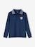 Jungen Poloshirt, 2-in-1-Look, personalisierbar - marine - 2