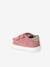 Baby Klett-Sneakers aus Cord - altrosa+himbeer+marine - 4