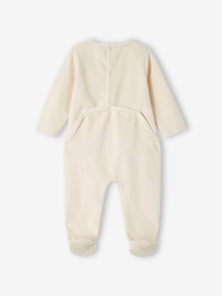 Jungen Baby Samt-Strampler Disney WINNIE PUUH vanille 2