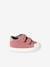 Baby Klett-Sneakers aus Cord - altrosa+himbeer+marine - 3