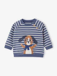 Babymode-Pullover, Strickjacken & Sweatshirts-Baby Sweatshirt, Streifen Oeko-Tex