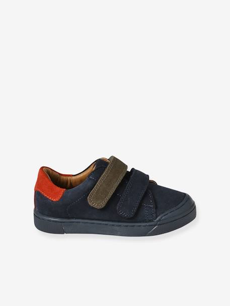 Kinder Klett-Sneakers, Anziehtrick marine 2