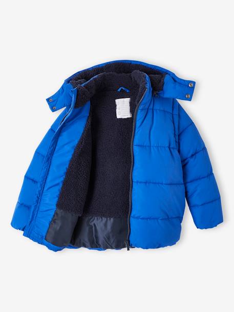 Jungen 2-in-1-Steppjacke mit Fleecefutter - elektrisch blau - 5