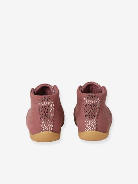 Baby Lauflern-Boots mit Schnürung - rosa - 6