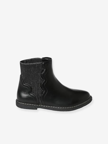 Mädchen Boots mit Dehneinsatz - schwarz - 2