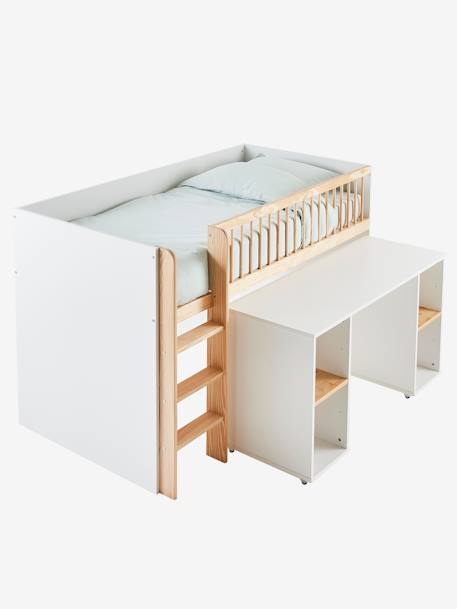 Kinderzimmer Kombi-Hochbett GECKO - weiß - 3