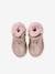 Warme Baby Klett-Sneakers rosa nude 4