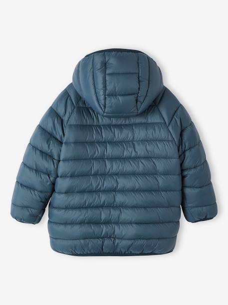 Jungen Wende-Steppjacke marine+tannengrün 14