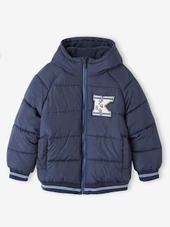 Jungen Steppjacke mit Fleecefutter, Recycling-Polyester -  - [numero-image]