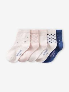 -5er-Pack Baby Mädchen Socken BASIC Oeko-Tex