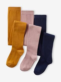 Maedchenkleidung-Unterwäsche, Socken, Strumpfhosen-3er-Pack Mädchen Strumpfhosen BASIC Oeko-Tex