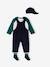 Baby-Set: Shirt, Latzhose, Cap & Socken nachtblau 7