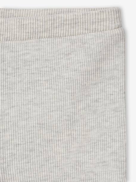 Baby Leggings BASIC Oeko-Tex beige meliert+grün+rosenholz 3