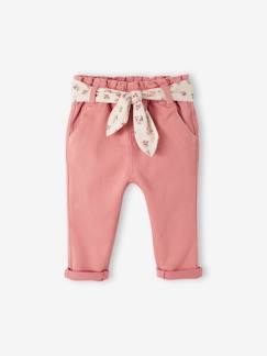 Babymode-Hosen & Jeans-Baby Hose mit Stoffgürtel