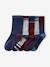 5er-Pack Jungen Socken BASICS Oeko-Tex - bordeaux+grün - 1