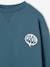 Jungen Sweatshirt petrol+schokolade 3