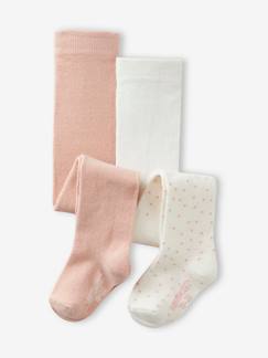 Babymode-Socken & Strumpfhosen-2er-Pack Mädchen Baby Strumpfhosen Oeko-Tex