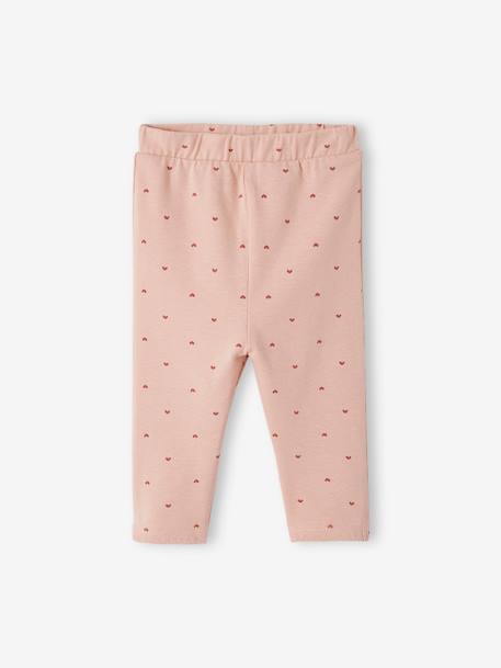 2er-Pack Baby Leggings BASIC Oeko-Tex pudrig rosa 2