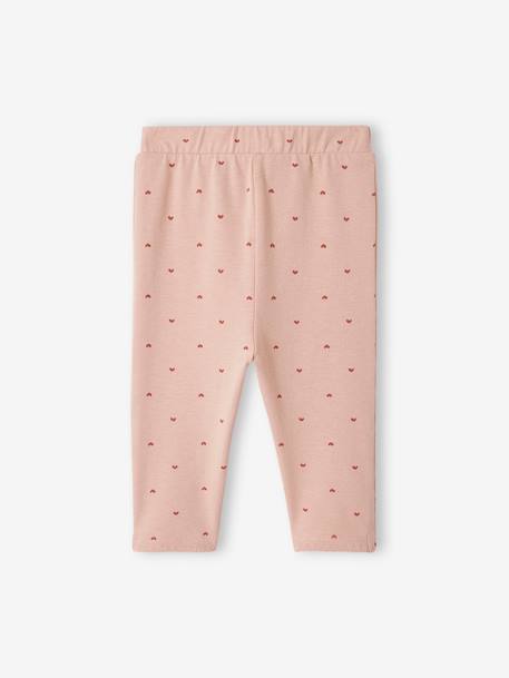 2er-Pack Baby Leggings BASIC Oeko-Tex pudrig rosa 4