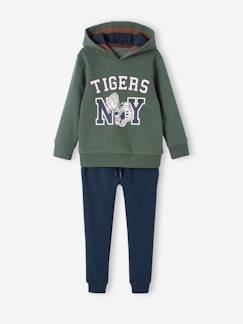 Jungenkleidung-Sets-Jungen Sport-Set: Kapuzensweatshirt & Jogginghose