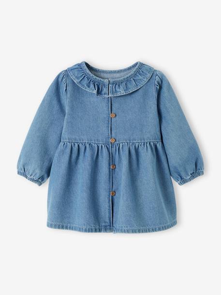 Mädchen Baby Jeanskleid blue stone 1