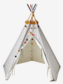 Spielzeug-Spielküchen, Tipis & Kostüme -Zelte & Tipis-Kinder Spielzelt GERONIMO, wendbares Tipi mit Holzstangen, FSC®