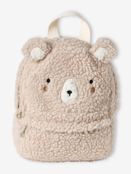 Kinder Teddy-Rucksack beige 1