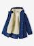 Jungen 3-in-1-Jacke mit Recycling-Polyester - braun+dunkelblau/braun+elektrisch blau+khaki - 25