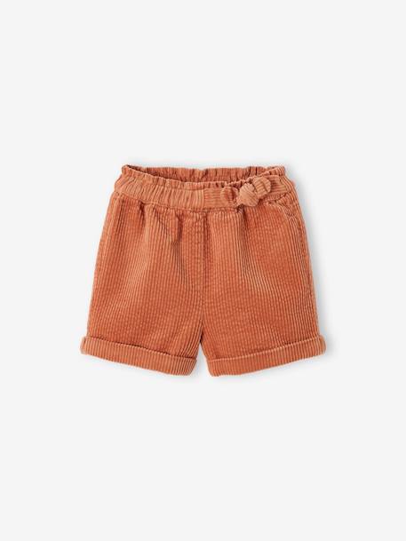 Baby Cord-Shorts - rost - 1