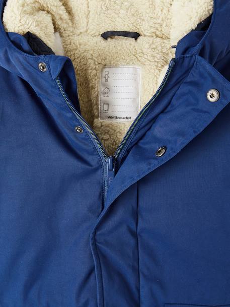 Jungen 3-in-1-Jacke mit Recycling-Polyester - braun+dunkelblau/braun+elektrisch blau+khaki - 27