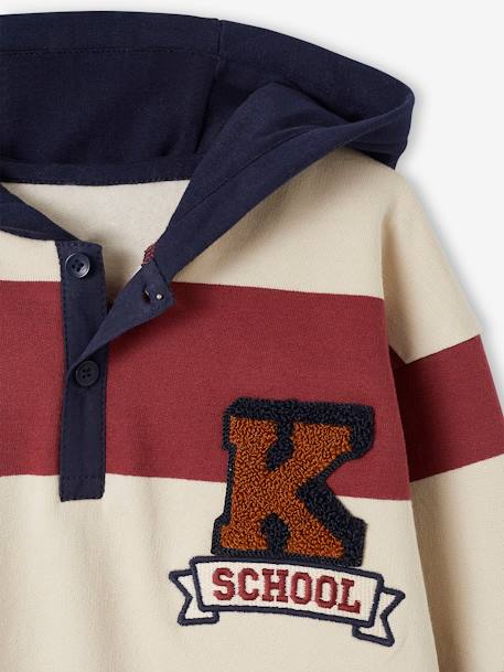 Jungen Kapuzensweatshirt - bordeaux - 4