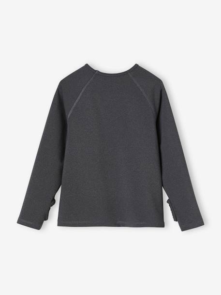 Mädchen Sport-Shirt - grau meliert - 2