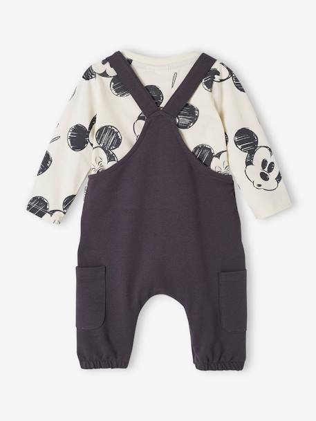 Baby-Set Disney MICKY MAUS: Shirt & Latzhose grauer denim 4