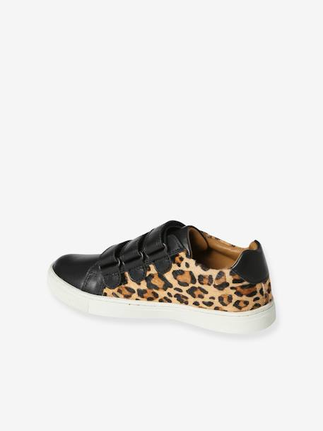 Sneakers Mama-Tochter-Capsule mit Leopard-Muster schwarz bedruckt 3