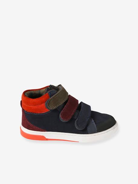 Kinder High-Sneakers, Anziehtrick marine 4