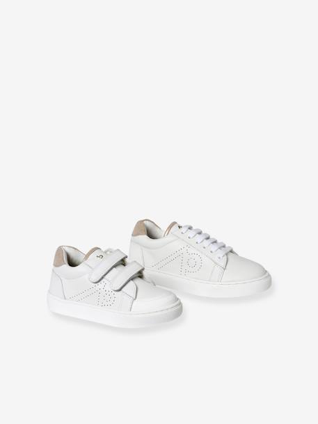 Kinder Sneakers - weiß/beige metallic - 1