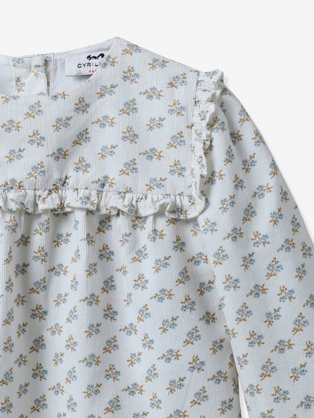 Baby Bluse CYRILLUS mit Print KATE - blau bedruckt - 3