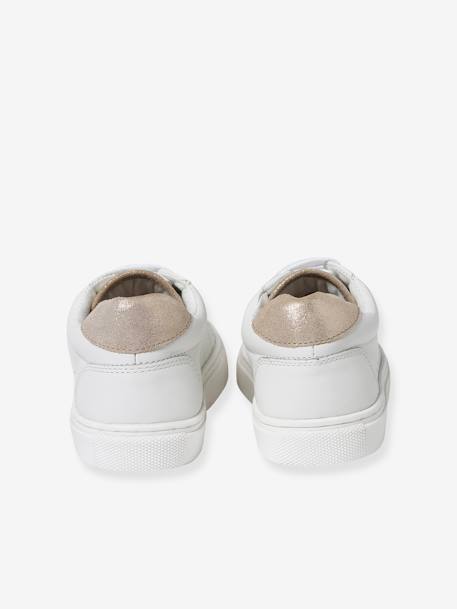 Kinder Sneakers - weiß/beige metallic - 7