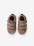 Jungen Baby Boots, Klettverschluss - dunkelblau+graubeige+karamell - 9