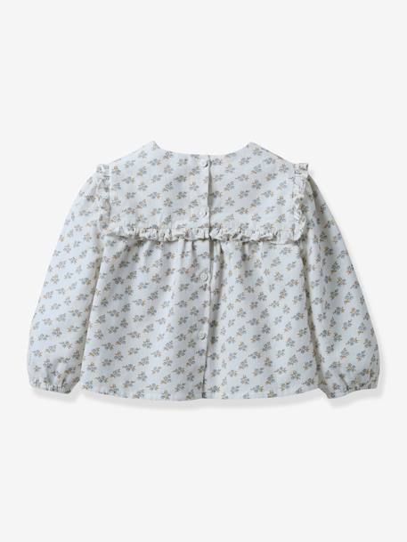 Baby Bluse CYRILLUS mit Print KATE - blau bedruckt - 2