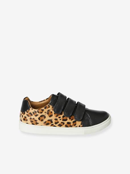 Sneakers Mama-Tochter-Capsule mit Leopard-Muster schwarz bedruckt 2